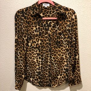💝Express Cheetah Print “The Portofino Shirt”